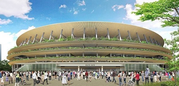 2020年东京奥运会主体育场日前正式动工