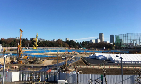 2020年东京奥运会主体育场日前正式动工