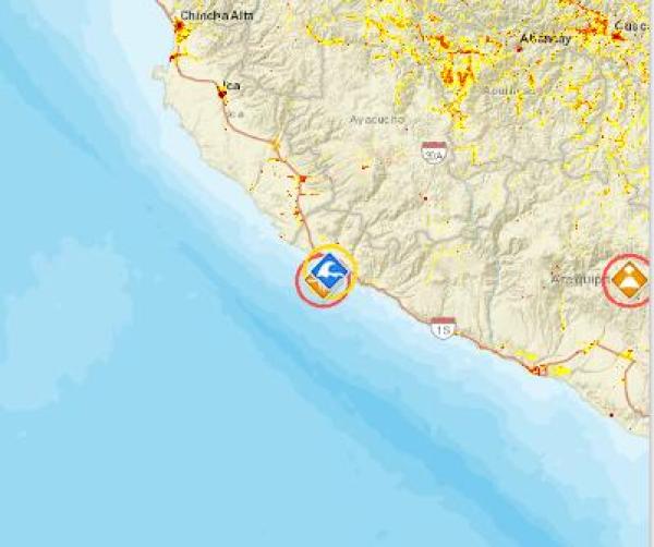 秘鲁近海发生7.3级地震