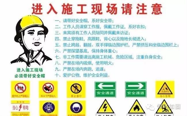 施工现场“十不准”