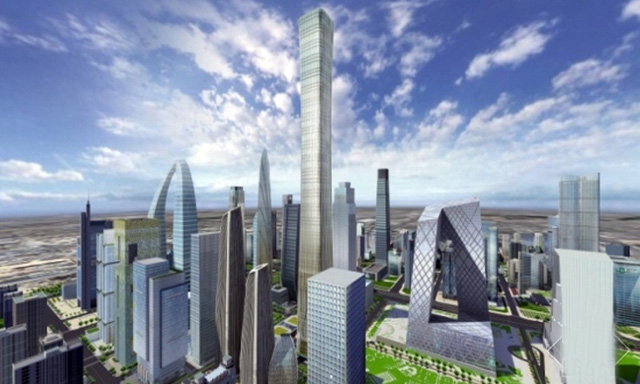 北京“新地标”---”中国尊”破400米大关已施工至82层 北京“新地标”---”中国尊”破400米大关已施工至82层