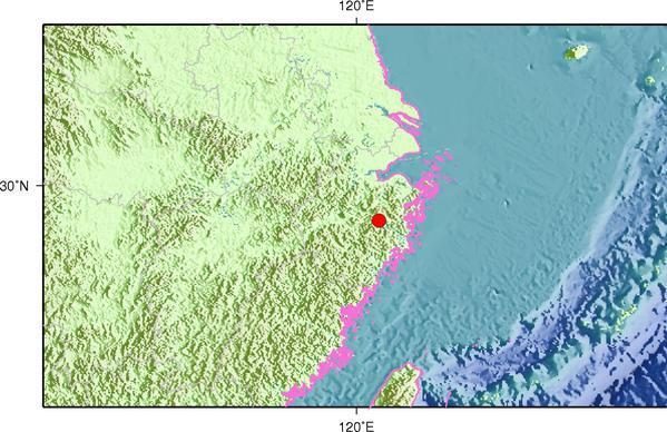 浙江3.5级地震
