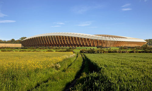 英国将建全球首个木头足球体育场