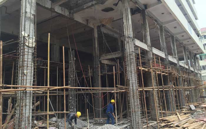 混凝土建筑加固工程几种常用的施工技术浅析