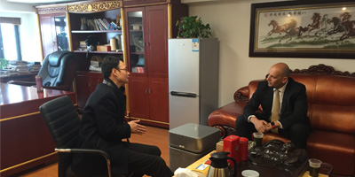 沙特客户来访上海悍马