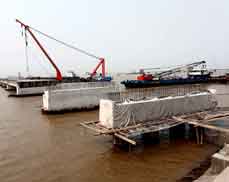 常熟电厂码头加固改造