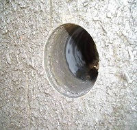 检验裂缝修复效果的方法之—钻芯取样 检验裂缝修复效果的方法之—钻芯取样